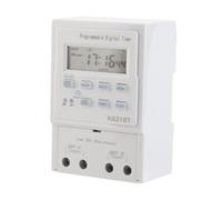 Zerodis Alimentations à Découpage Minuterie, Contrôle Programmable avec écran LCD et 16 Réglages de Synchronisation pour Appareils Ménagers Mini AC 220 V Numérique