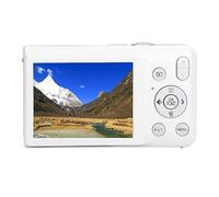 Zerodis Appareil Photo Numérique, HD 68MP, écran 2,7 Pouces, Zoom 16X, Minuterie, Filtre beauté, Enregistrement Vidéo, Appareil Photo Numérique Compact, Voyage, Portrait, Selfie, (White)
