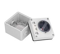 Zerodis Appareils de Contrôle de Distribution d'énergie Matériau PC Ignifuge Conception étanche Fonction de sécurité Verrouillable Idéal pour le Contrôle Industriel et les Applications Extérieures