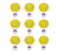 Zerodis Automatique Tasse de Poulet Buveur de Poulet Jaune PP, pour Canards, Cailles, Oies avec Une Installation Facile, pour Les Comprend Un Distributeur d'eau Animale, Une Mangeoire à Eau des