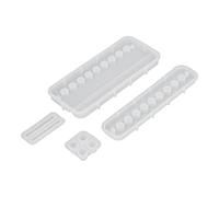 Zerodis Autres Fournitures d'art Support de Téléphone en Silicone Souple pour l'artisanat de Bricolage avec Paroi Intérieure Lisse pour Un Démoulage Facile 4pcs Moule de Porte-Stylo