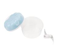 Zerodis Autres Outils de Cuisine Accessoires Lames en Acier Conception Transparente pour Hachoir à Ail de Cuisine en Acier Inoxydable (BLUE)