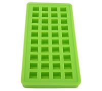 Zerodis Bac à Glaçons en Silicone, Moule à Glaçons Carrés 40 Grilles, Démoulage Facile sans Adhérence, sans BPA, for Boissons Bière Bar Usage Domestique (GREEN)