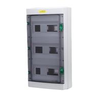 Zerodis Boîte de Distribution HA 36, IP66, Résistante à la Pluie, ABS, Résistante aux Intempéries, pour Disjoncteurs Industriels, Câblage et Connexions