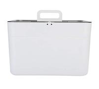 Zerodis Boîte DE Rangement DE Grande capacité Transparente COUVERTURE DE Grande capacité, Idéal pour le Bureau et la Maison ABS White