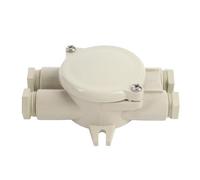 Zerodis Boîte Syndicale en Nylon Marine en Plein Air, Impact -IR of 10A IP56 Protection, Boîte de Câblage à Eau Stagnante pour Les Navires