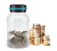 Zerodis Boîtes de Rangement, écran LCD, Compteur Automatique de Pièces de Monnaie, Coffre-Fort d'épargne de Grande capacité pour Adultes et Enfants, Objectifs d'épargne, Tirelire Numérique