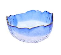 Zerodis Bol en Verre Profond pour Trempage des Ongles, 13,48 Cm Bleu | Profondeur de 6,48 cm pour une immersion complète, verre épais retenant la chaleur, ramollissement rapide du vernis,