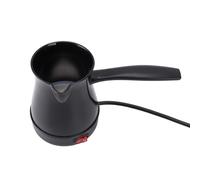 Zerodis Bouilloire à café électrique Turque 300 Ml en Acier Inoxydable à Chauffage Rapide 600 W Cafetière Grecque Arabe avec Poignée Pliable pour Plusieurs Boissons, thé, Vin (BLACK)