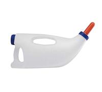 Zerodis Bouteille d'alimentation en Soins Infirmiers 4L Calf avec Poignée, Bouteille en Plastique Premium, Vanne de Régulation Facile à Utiliser, pour les Fournitures de Bétail Lait Chèvre Chèvre,