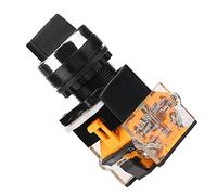 Zerodis Boutons Indicateurs Sélecteur Rotatif momentané avec Plastique de Haute qualité et Fonction de Réinitialisation Automatique, Idéal pour le Contrôle des Circuits électriques Switch