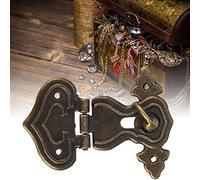 Zerodis Bronze à L'ancien Coup de Verrouillage avec un Bloc de Blocage Facile pour les Bijoux en Bois Vintage 10 Pcs