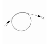 Zerodis Câble de Verrouillage de Vélo Robuste, Boucle de sécurité en Acier Antivol pour Scooter Moto Vélo Accessoires de Cyclisme Adultes Enfants électrique Pliant (SILVER)