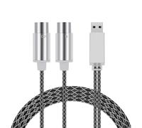 Zerodis Câble MIDI vers USB, 5,9 Pieds tressé en Nylon, pour Connexion