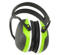 Zerodis Cache-oreilles Antibruit avec Coque en ABS et Coton Insonorisant, Protection Auditive Pliable Réglable pour Dormir, Tambour, étudier la Construction (GREEN)