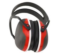 Zerodis Cache-oreilles Antibruit avec Coque en ABS et Coton Insonorisant, Protection Auditive Pliable Réglable pour Dormir, Tambour, étudier la Construction (rouge)