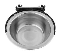 Zerodis Cage de Chiens Suspendue Bol, Animal de Compagnie en Acier Inoxydable Suspendu, Cuppy pour Chats Aliments à Eau Bol Chargeur Coopér (M)
