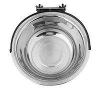 Zerodis Cage de Chiens Suspendue Bol, Animal de Compagnie en Acier Inoxydable Suspendu, Cuppy pour Chats Aliments à Eau Bol Chargeur Coopér (XL)
