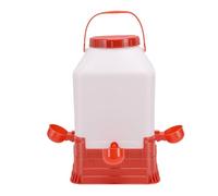 Zerodis Capacité des Mangeoires Mangeoire à Poulets Seau de Fontaine à Eau pour Volailles Kit de Démarrage Automatique pour Couveuse Accessoires de Poulailler pour Bébés Poussins Canards et Cailles