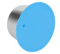 Zerodis Capsule de café Réutilisable, Tasse Filtrante Rechargeable en Acier Inoxydable avec Couvercle en Poudre Pressée pour Cafetière, Respectueuse de L'environnement et Facile à (BLUE)