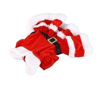 Zerodis Capture The Festive Spirit Costume de Noël pour Chien - Robe Douce et Chaude à Manches Courtes - Vêtements de Noël pour Animaux de Compagnie - Tenue de Noël pour Chiens, Chats -