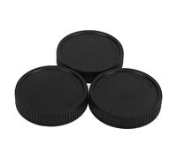Zerodis Capuchon D'objectif Arrière de Caméra, 3pcs M42x0.75 Portable Caméra Len Body Cap Dust Empreintes Digitales Dirt Housse de Protection Télescope Couverture D'objectif Arrière