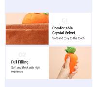 Zerodis Carrot Tirant Un Jouet de Chien en Peluche Interactif, Cache-Cache et Cherchez Une Forme Amusante pour Les Petits Chiens et Les Grands Chats Moyens, Augmentez l'interaction avec Le Puzzle