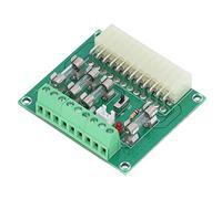 Zerodis Carte Adaptateur d'alimentation ATX, Conception Compacte avec Interrupteur à Bascule, Module d'alimentation 'Ordinateur 24 Broches 20 Broches pour l'électronique de Bureau