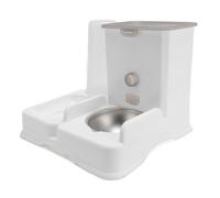 Zerodis Cat Dispensateur Daily Dispentier Set Maison de Grande capacité Double Bowl Gravity Anip Base Not Slip pour Chats Chiens Automatic Pet Food Water Automatic Pet Feeder pour Animaux de Compagnie