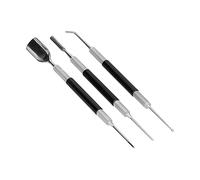 Zerodis Caxe Latte Needle 3 PCS Set Spoon and Spear, Spatula and Pico, Button Hook Coffee épingles