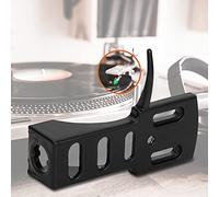 Zerodis Cellule de Phono en Alliage D'aluminium, Connecteurs de Précision | Connecteur chromé, ajustement universel, peint en noir doré, configuration audio domestique