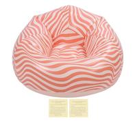 Zerodis Chaise Gonflable en PVC, Légère, Portable, Design Ergonomique, Minimalisme, Pouf Gonflable, pour Intérieur, Extérieur, Salon, Chambre à Coucher, Plage, Pique-Nique (Pink)