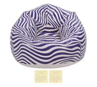 Zerodis Chaise Gonflable en PVC, Légère, Portable, Design Ergonomique, Minimalisme, Pouf Gonflable, pour Intérieur, Extérieur, Salon, Chambre à Coucher, Plage, Pique-Nique (Blue)