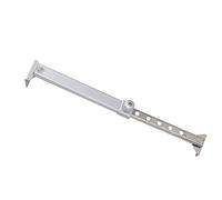 Zerodis Charnière de Fenêtre à Battants, Raccord de sécurité pour Renfort de Fenêtre à Ouverture Externe en Alliage D'aluminium, avec des Lignes Simples pour la Maison, le Bureau, la (02 Style)