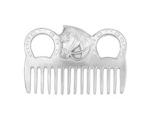 Zerodis Cheveu Peigne À Cheveux, Portable Bétail Poil De Cheval Métal Peigne Technologie De Polissage Nettoyage Ouverture Noeud Fourniture pour Cheveux Mince Et Épais Coiffure