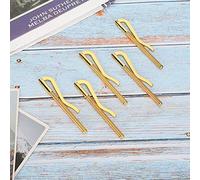 Zerodis Clamp/Holder en Argent de 5 Pcs, Expansion Espace Portefeuille Portable Clamp/Holder de Réticence à Ressort de Printemps Portefeuille de Poche Avant Stable, Conception Simple avec dureté