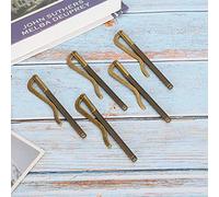 Zerodis Clamp/Holder en Argent de 5 Pcs, Expansion Espace Portefeuille Portable Clamp/Holder de Réticence à Ressort de Printemps Portefeuille de Poche Avant Stable, Conception Simple avec dureté