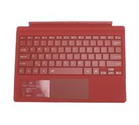 Zerodis Clavier Magnétique rétroéclairé à pavé Multi-tacles Clavier de Tablette sans Fil pour pavé sans Touche pour Pro 3 4 5 6 7, rétroloré, Rechargeable, Matériau ABS (Rouge)