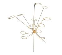 Zerodis Commode à Fruits Explosée, Présentoir à Fruits Moderne et Esthétique à 360°, Support Flottant pour, Effet Feu D'artifice sur la Table ou au Centre D'un Comptoir de (GOLD)