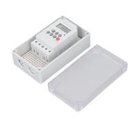 Zerodis Composants de Contrôle Industriels Minuterie Automatique pour 2 Pompes Cycle de 7 Jours Programmable Batterie au Lithium Intégrée pour Chauffages et Filtres de Piscine Minuterie de Pompe de