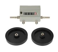 Zerodis Compteur à 5 Chiffres, Compteur de Longueur de Roue Roulante avec Rayures Anti-Saut, pour Mesurer Le Textile, Le Film Plastique, Le Cuir