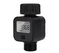 Zerodis Compteur d'eau pour Camping-Car, Débitmètre d'eau Numérique, Filetage 3/4 Pouces, étanche IPX5, Débit Moyen pour Les Utilisateurs de Tuyaux 'arrosage