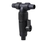 Zerodis Conception Efficace à Trois Voies, compatibilité avec un Tuyau de 12/16 Mm, un Changement d'eau Simple et Pratique, une Vanne de Changement d'eau 'Aquarium, des Connecteurs Légers et