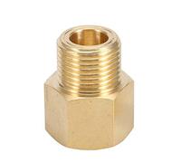 Zerodis Convertisseur CO2 Cylindre Réservoir W21.8 CGA320 Adaptateur Convertisseur pour Aquarium Fish Tank Homebrew Beer Keg Mini Régulateur (Convertir W21.8 en CGA320)