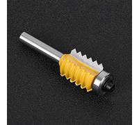 Zerodis Coupe-bois à 8 Tiges, Construction en Carbure, Coupes Précises et Bords Lisses pour la Fabrication de Portes d'armoires et la Fabrication de Meubles (Couteau à mortaise et tenon multi-dents