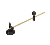 Zerodis Coupe-Verre Circulaire avec Ventouse, Coupe-Verre Réglable pour Cercles de de Diamètre 20cm/7,9 Pouces, Idéal pour les Applications CVC (alliage 3)