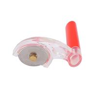 Zerodis Coupeur de Rotation de 28 Mm pour Tissu, Coupeur de Couture | Lame Compacte de 28 Mm, Construction en Acier ABS, pour le Quilting et la Dé de Papier cartonné, Tête en Plastique