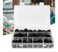 Zerodis Couvercle d'écrou Hexagonal en Plastique et Nylon, Attaches Durables pour Meubles M4 M5 M6 M8 M10, 145 Pièces