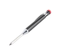 Zerodis Crayon de Charpentier Mécanique, Trou Profond de 2,8 Mm, Robuste | Corps en Métal et ABS, Taille-crayon intégré, Pointe Longue pour les Zones étroites, Utilisation du Bois, Marques Bois