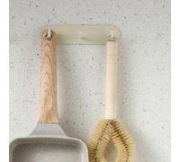 Zerodis Crochet Mural Auto-Adhésif en Fer, Porte-clés avec 3 Crochets, Design Arrondi et Lisse, Support Adhésif Puissant pour Couloir, Salle de Bain, Cuisine, Entrée, Utilisation Domestique Sûre